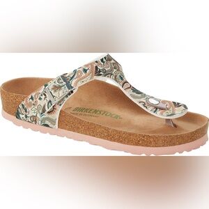 Birkenstock Gizeh Paisley Pattern (Vegan) Light Rose Size 38
